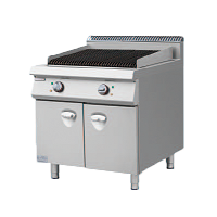 Electric Lava Rock Grill with Cabinet