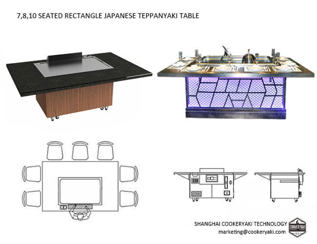 Teppanyaki Grill Table Equipment | Classification | Cookeryaki's Teppanyaki Grill Table Equipment | Classification | Cookeryaki's