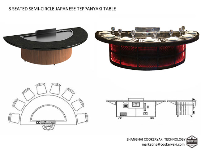 Teppanyaki Grill Table Equipment | Classification | Cookeryaki's Teppanyaki Grill Table Equipment | Classification | Cookeryaki's