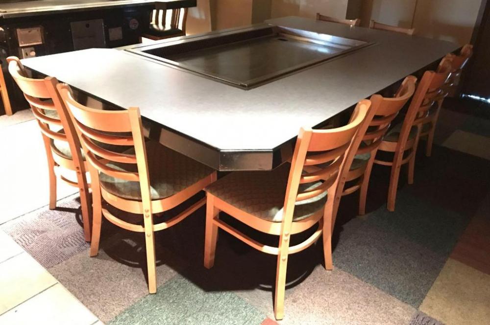 Teppanyaki Grill Table Cooking | Teppanyaki at Home | Hibachi Table Teppanyaki Grill Table Cooking | Teppanyaki at Home | Hibachi Table