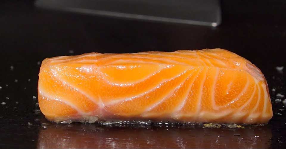 Teppanyaki Flame Grilled Salmon Teppanyaki Flame Grilled Salmon
